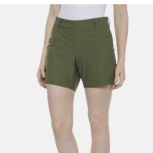 Spanx Sunshine 6" Canopy Olive Green UPF 50+ Women's Stretch Golf Shorts sz 3X